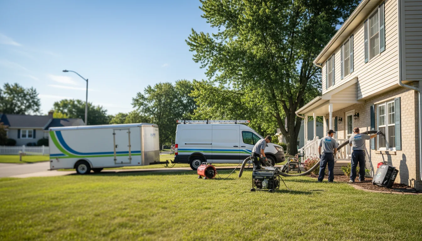 Flooded Basement Restoration And Cleanup With Repair in Dahlgren, IL near me